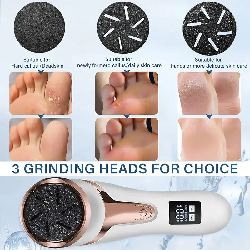 Electric Callus Remover with Vacuum for Feet Care Kit